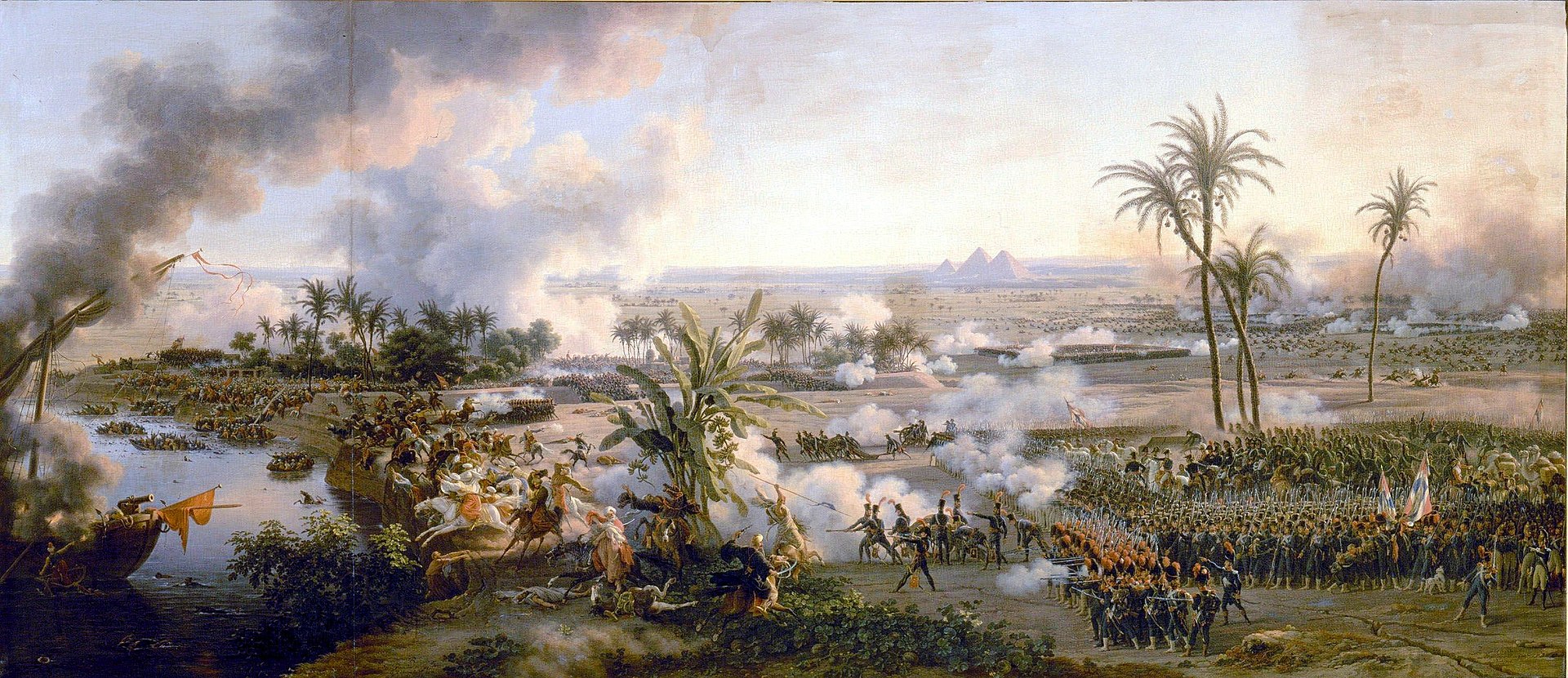 لوحة معركة الأهرام