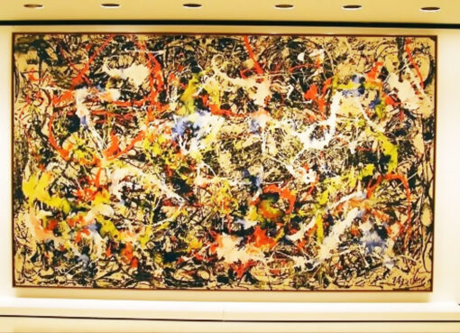 لوحة بولوك الشهيرة