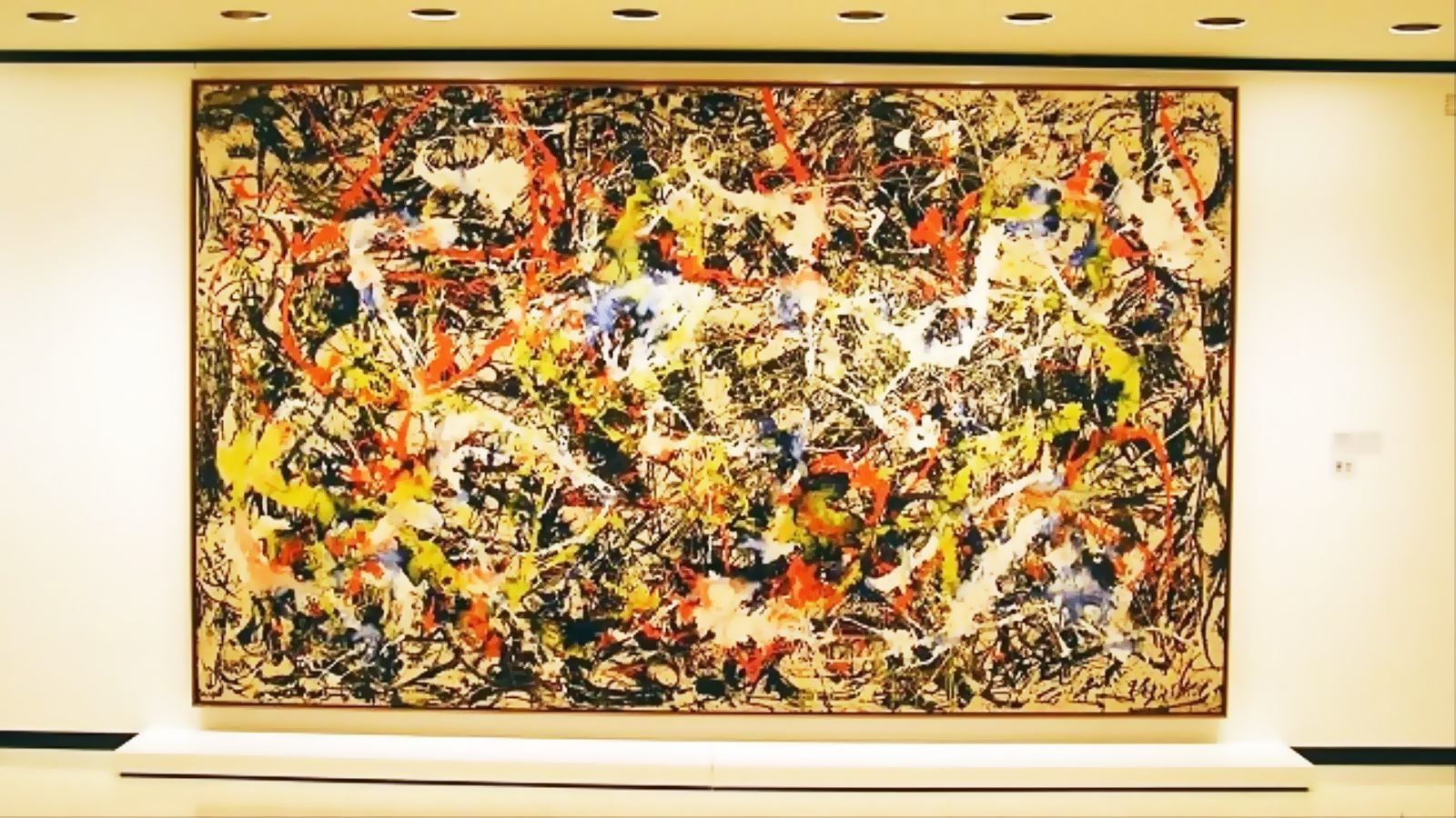 لوحة بولوك الشهيرة