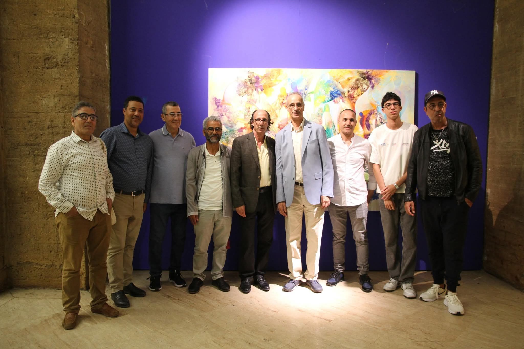 معرض الزمن المنفلت للفنان محمد المنصوري الإدريسي