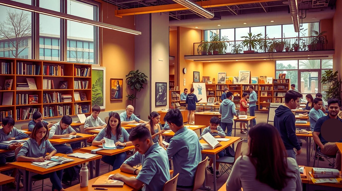 المدرسة والمركز الثقافي