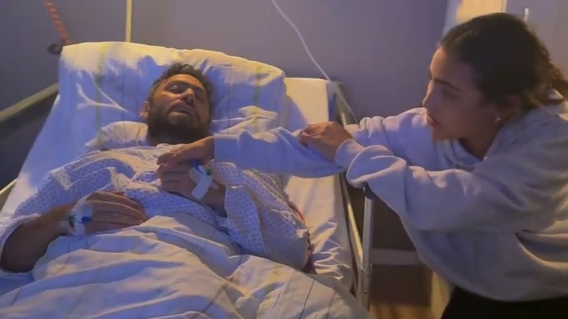 أزمة تامر حسني الصحية