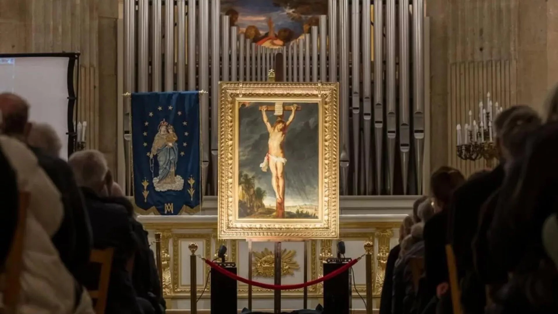 لوحة المسيح على الصليب روبنس