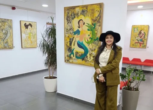 الفنانة التشكيلية هدى بنجلون