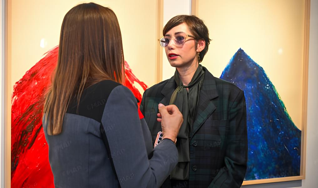 معرض “طبوغرافيا النسيان” للفنانة التشكيلية نسرين صفار