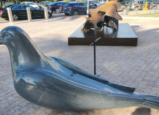 منحوتة بالوما بمتحف محمد السادس