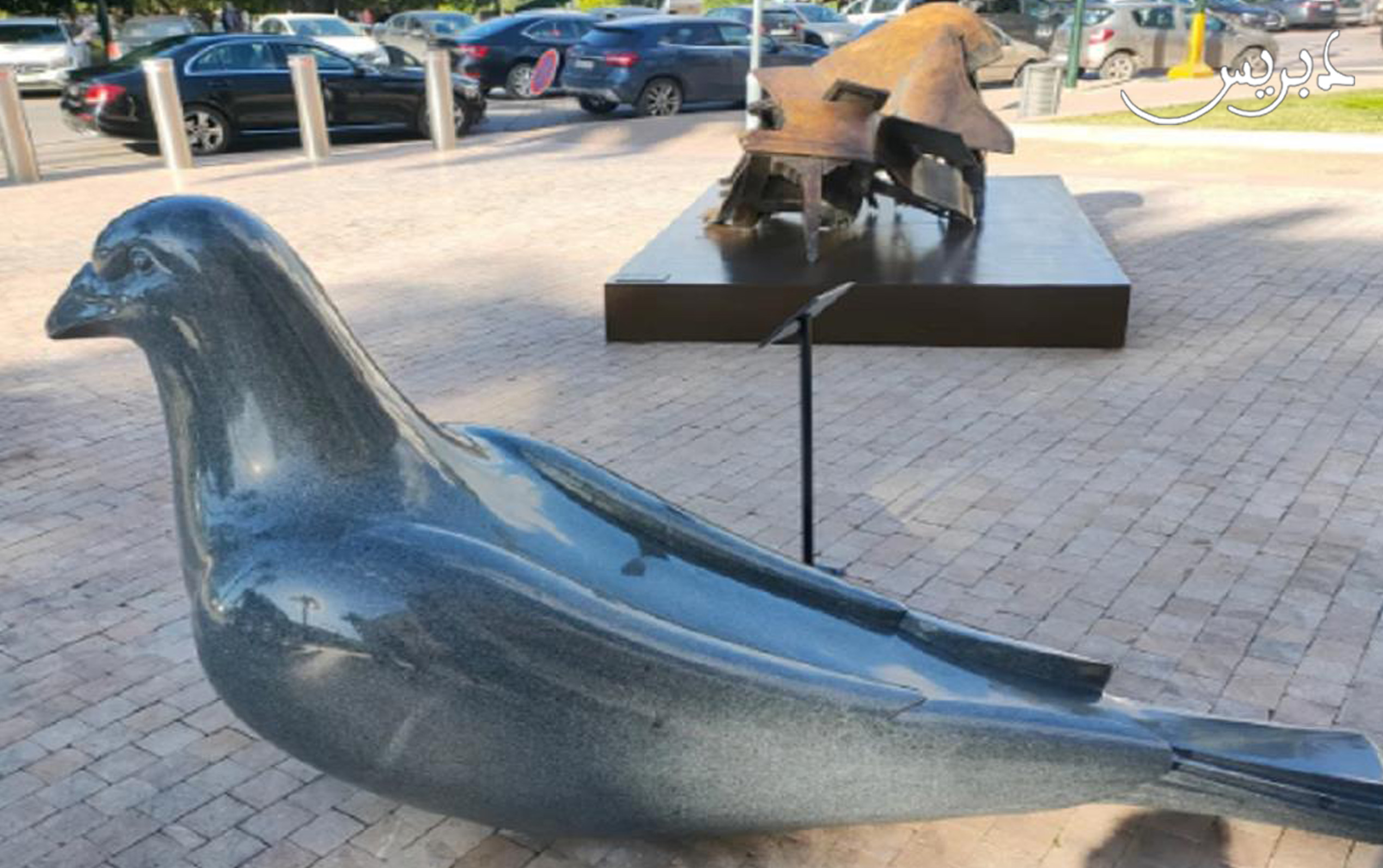 منحوتة بالوما بمتحف محمد السادس