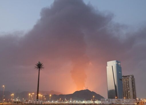 انفجار في المنطقة الصناعية في الفجيرة، في 3 مارس