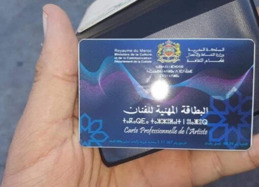 البطاقة المهنية للفنان في المغرب